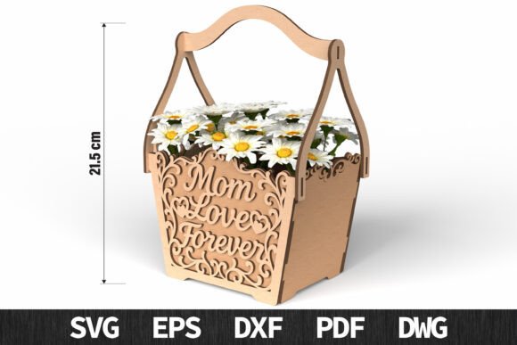 Paquete de cesta de flores para el Día de la Madre - Imagen 5