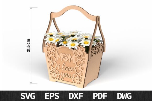 Paquete de cesta de flores para el Día de la Madre - Imagen 6