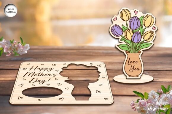 Paquete de tarjetas desplegables para el Día de la Madre - Imagen 7