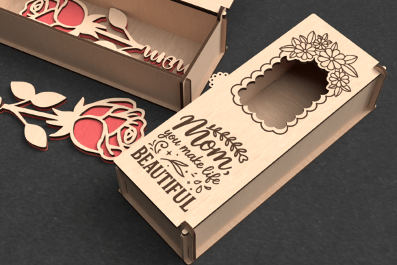 Paquete de caja de regalo con rosas para el Día de la Madre - Imagen 2
