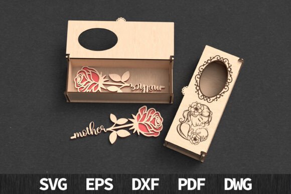Paquete de caja de regalo con rosas para el Día de la Madre - Imagen 3