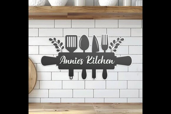 Letrero de cocina con nombre personalizado
