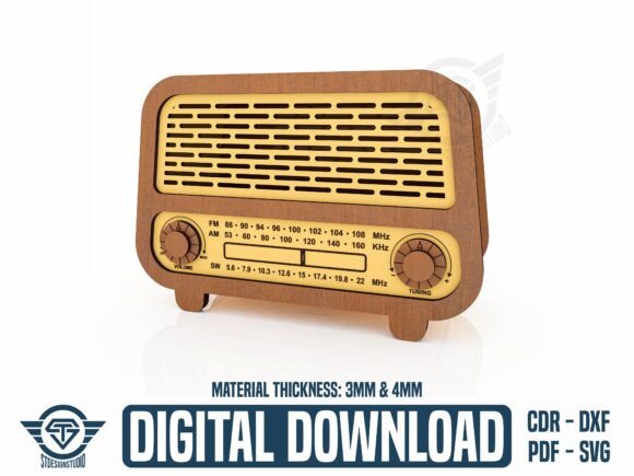 Caja de dinero de radio