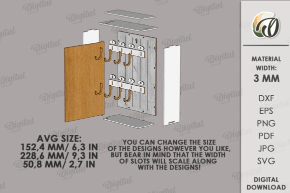 Caja organizadora de llaves - Imagen 2