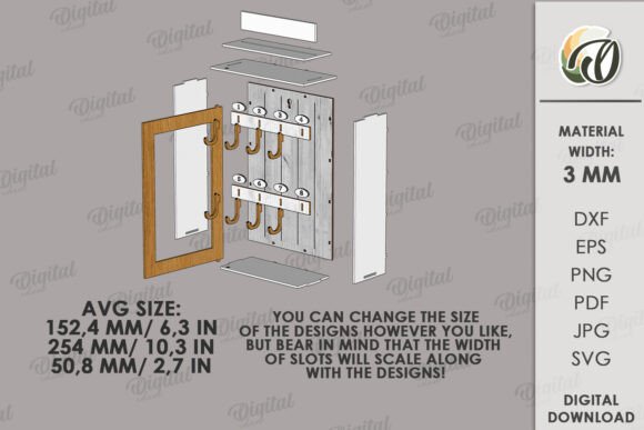 Caja organizadora de llaves - Imagen 3