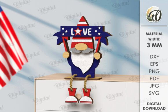 Paquete de gnomos del 4 de julio - Imagen 11
