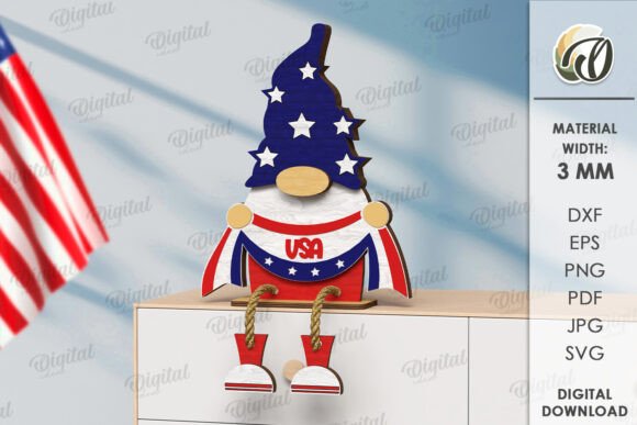 Paquete de gnomos del 4 de julio - Imagen 2