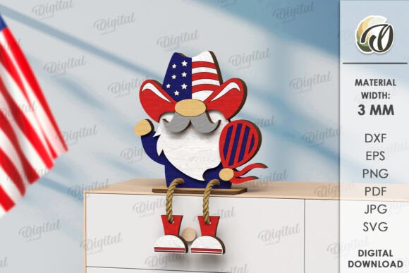 Paquete de gnomos del 4 de julio - Imagen 4
