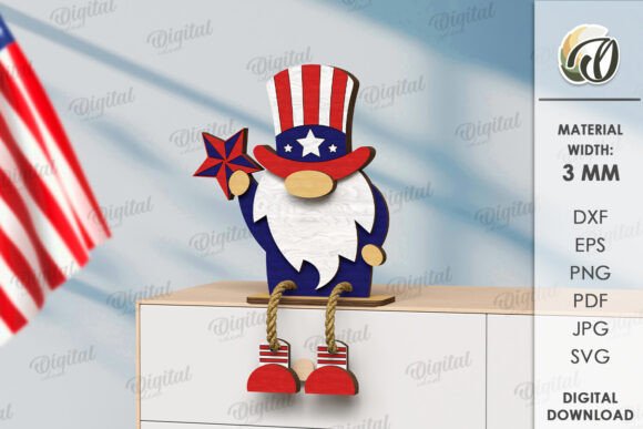 Paquete de gnomos del 4 de julio - Imagen 5