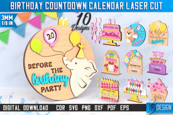 Calendarios de cuenta regresiva de cumpleaños