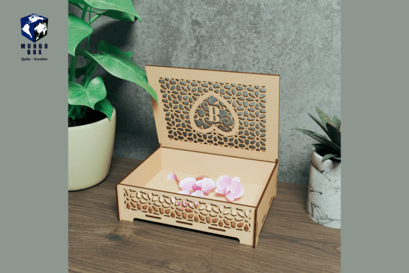 Caja Corazón Con Letra Personalizable