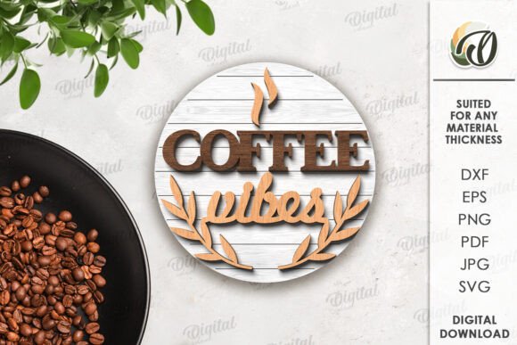 Paquete de decoraciones para bandejas escalonadas de café - Imagen 4