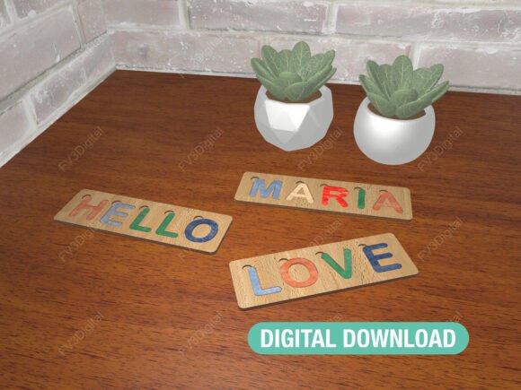 Rompecabezas con nombre personalizado