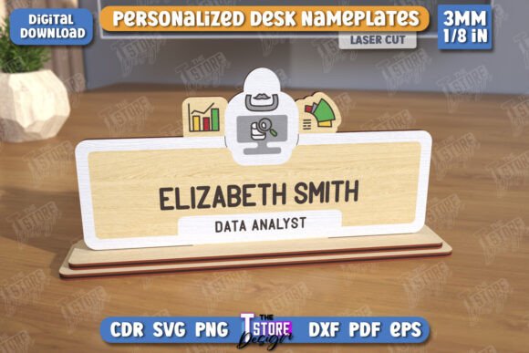 Paquete de placas de identificación para escritorio - Imagen 5