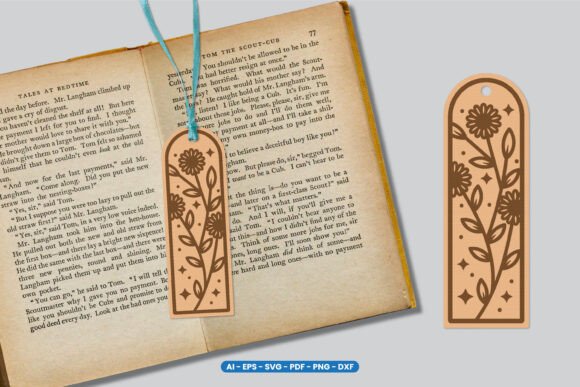 Paquete de marcapáginas de flores - Imagen 11