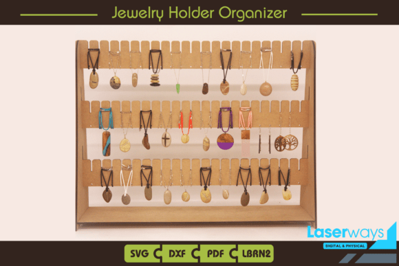 Expositor y organizador de joyas