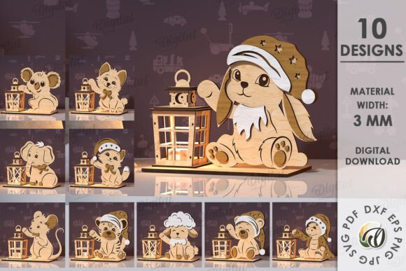 Paquete de linternas nocturnas para niños