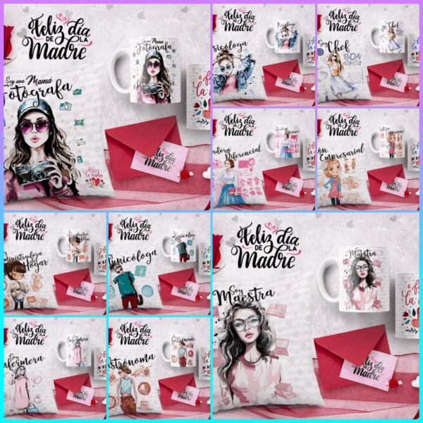 Kit día de la madre profesiones