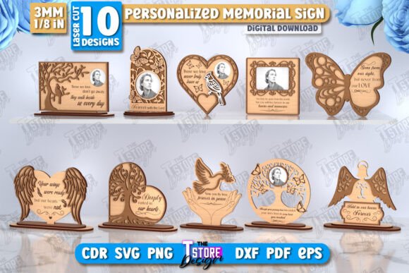 Paquete de letreros conmemorativos