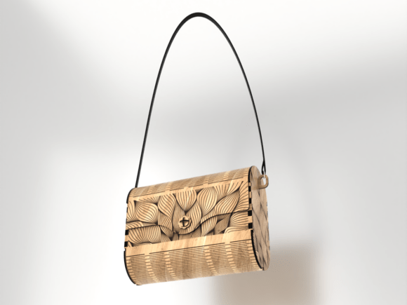 Juego de 3 bolsos de madera - Imagen 14