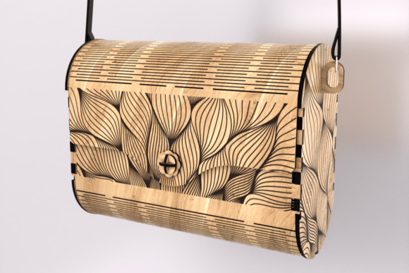 Juego de 3 bolsos de madera - Imagen 2
