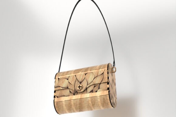 Juego de 3 bolsos de madera - Imagen 6