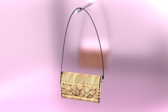 Juego de 3 bolsos de madera - Imagen 7