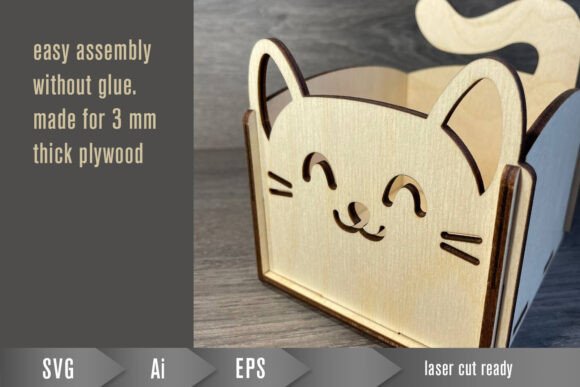 Caja para golosinas de gatos