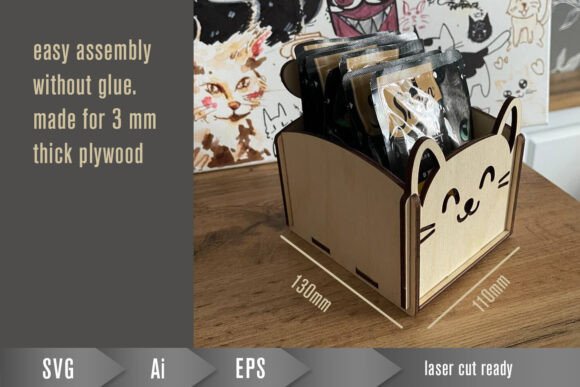 Caja para golosinas de gatos - Imagen 2