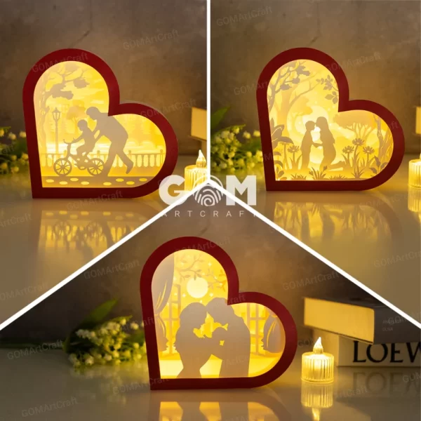 Pack 3 lamparas de familia