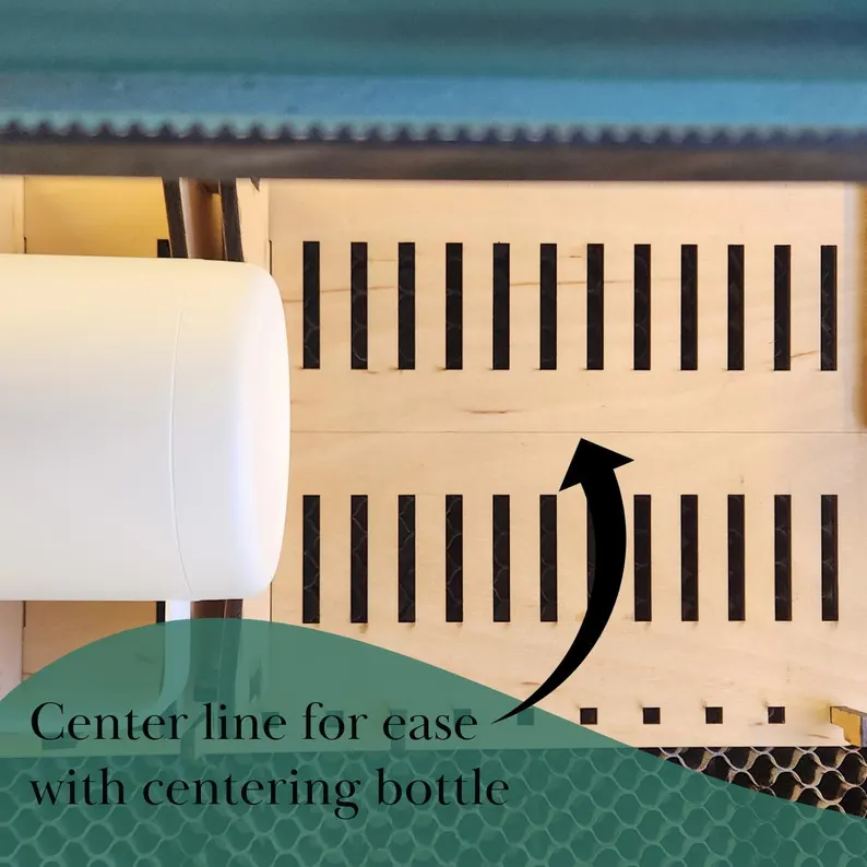 Soporte para botellas de agua con grabado láser - Imagen 5