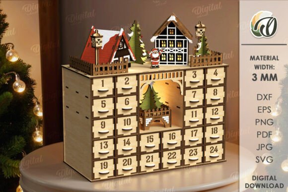 Calendario de Adviento navideño