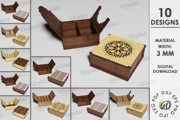 Paquete de cajas decorativas