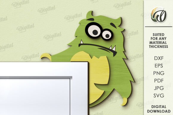 Paquete de decoraciones de puerta de monstruos infantiles - Imagen 6