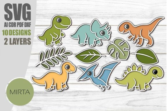 Dinosaurios en capas