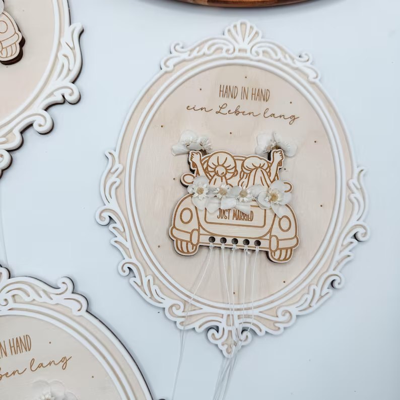 Soporte regalo dinero para boda - Imagen 4