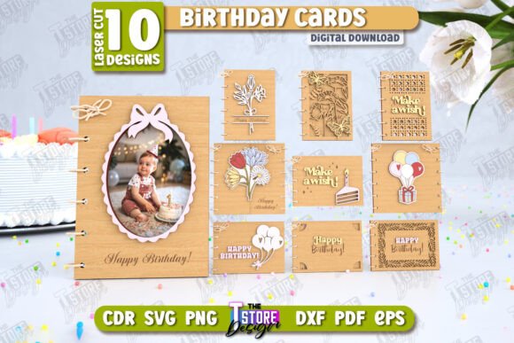 Paquete de tarjetas de cumpleaños