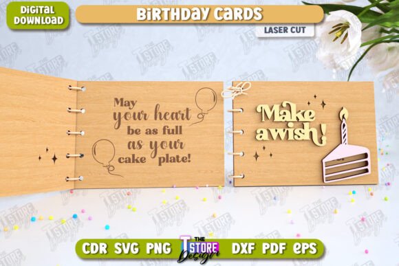 Paquete de tarjetas de cumpleaños - Imagen 4