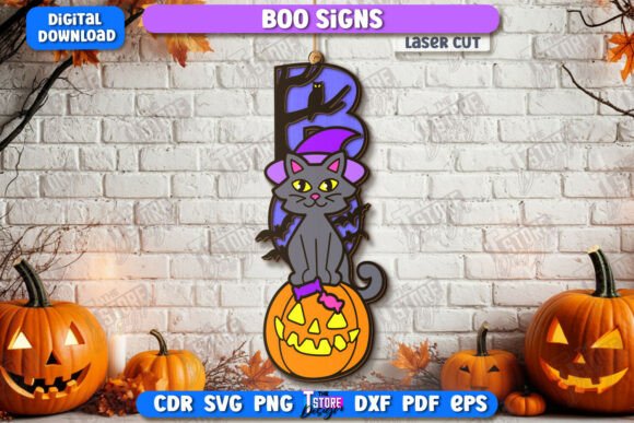 Paquete de letreros de Halloween - Imagen 8
