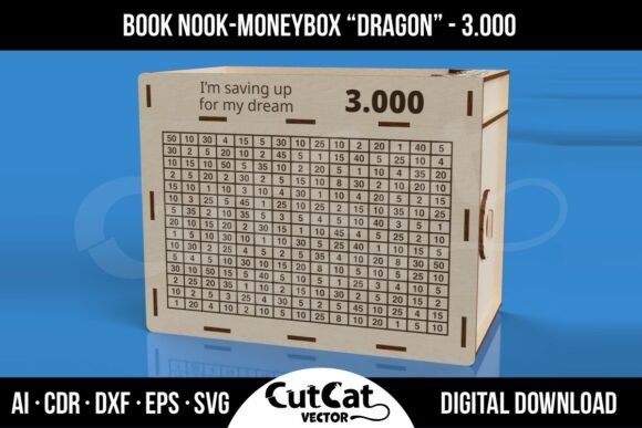 Hucha Book Nook Dragon 3000 - Imagen 2