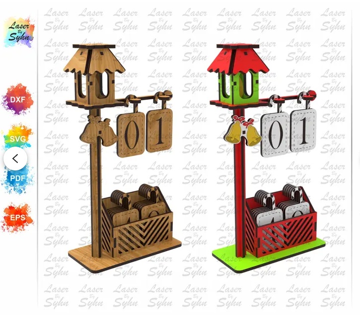 Farol calendario navideño - Imagen 2