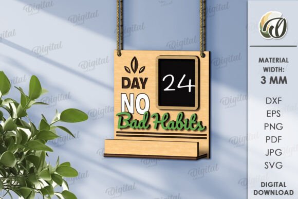 Paquete de placas de cuenta regresiva para hábitos - Imagen 9