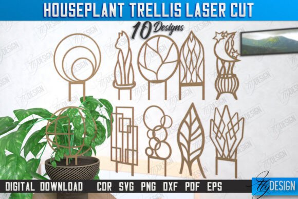 Paquete de enrejado para plantas de interior