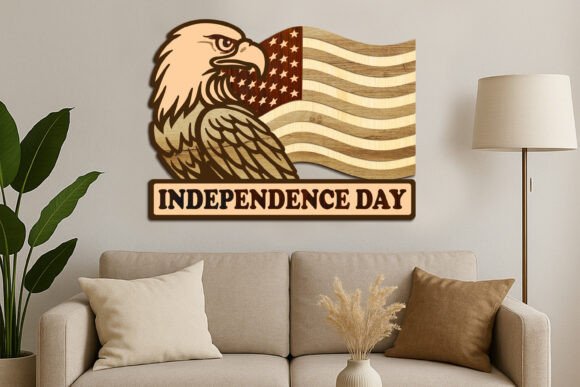 Decoración de pared patriótica del Día de la Independencia - Imagen 2