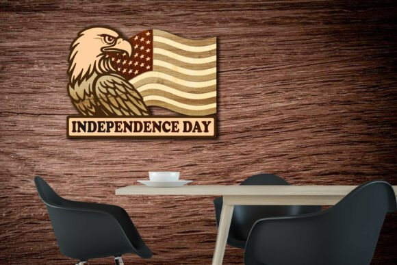 Decoración de pared patriótica del Día de la Independencia - Imagen 4