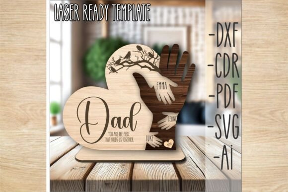 Letrero de mano de regalo para papá personalizado - Imagen 4
