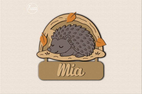 Animales durmiendo personalizados con nombre para niños - Imagen 7