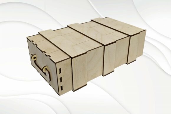 Caja de regalo deslizante con compartimento secreto