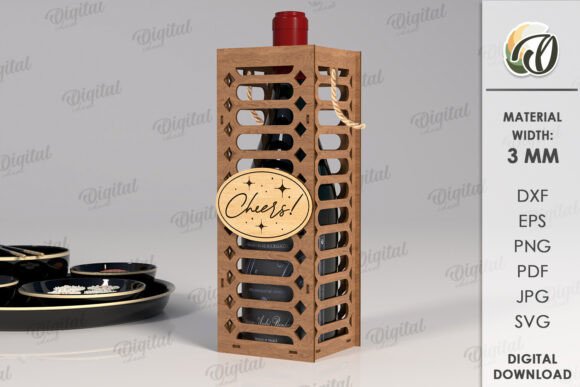Paquete de cajas de regalo para botellas de vino - Imagen 12
