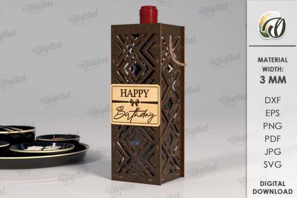Paquete de cajas de regalo para botellas de vino - Imagen 9